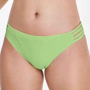 Salt + Cove Juniors' Strappy-Side Hipster Bikini Bottoms Black Size M Swimwear